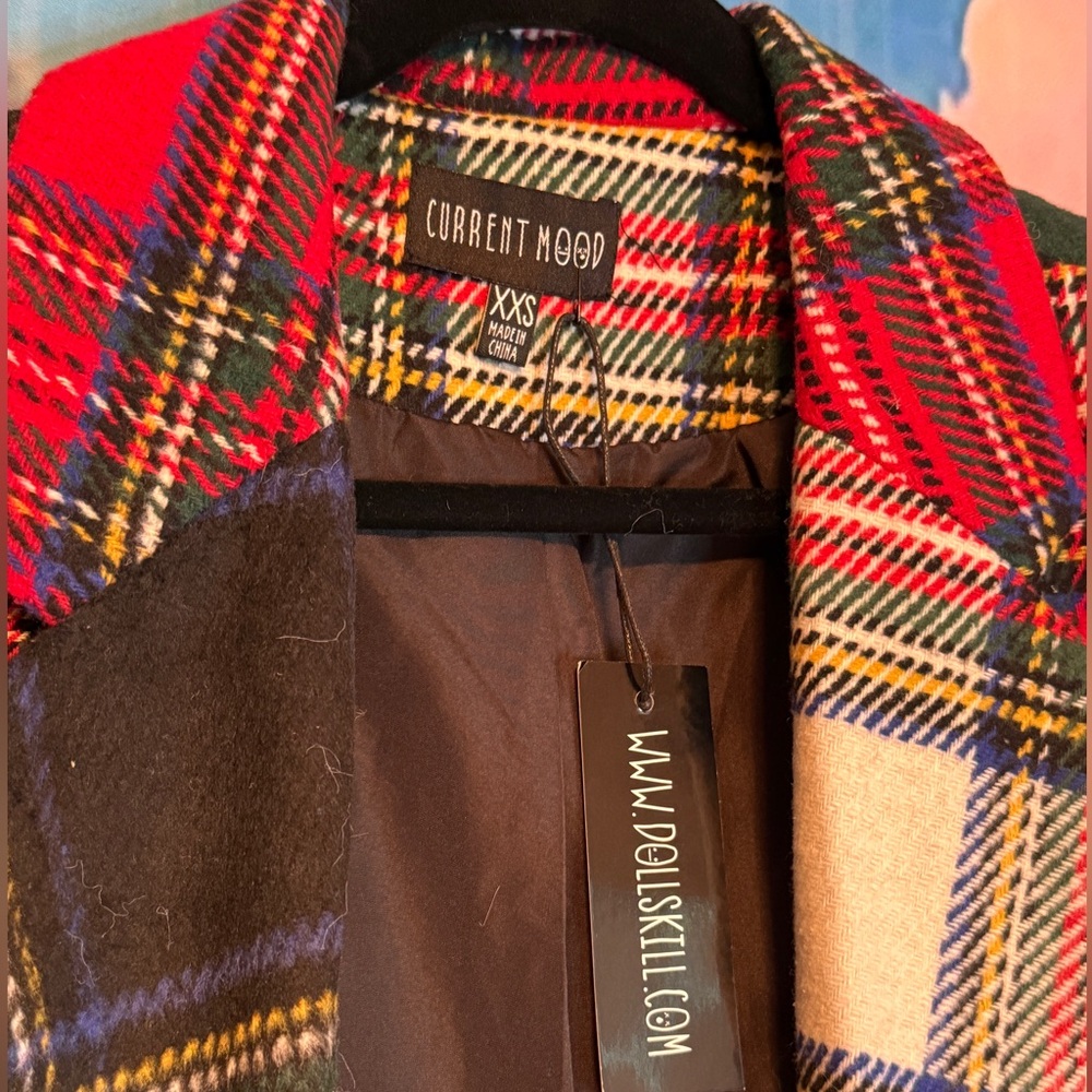 Current Mood Multicolor Plaid Jacket - Picture 2 of 3